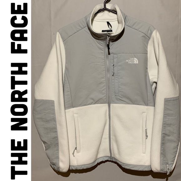 The North Face Jackets & Blazers - North Face Fleece Coat White & Gray